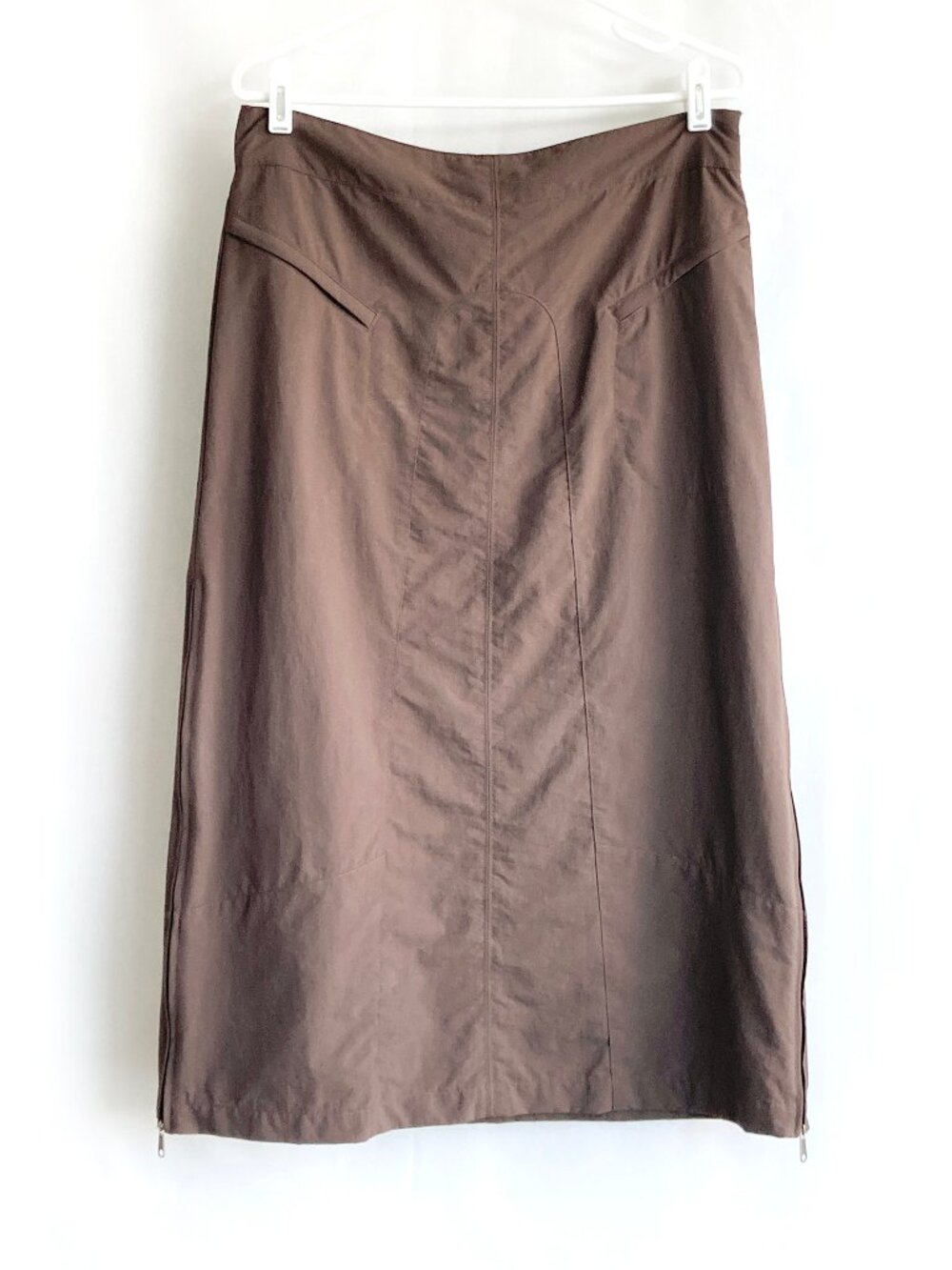 Royal Robbins Midi Maxi Skirt with Side Zips & Pockets